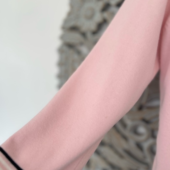 Vintage Baby Pink Cardigan & Matching Camisole Set – Black & White Trim - Picture 4 of 10